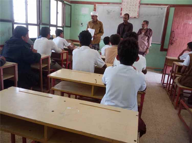 مدير تربية مودية يواصل زياراته الميدانية ويشيد بانضباط العملية الامتحانية بمدرسة القريبي