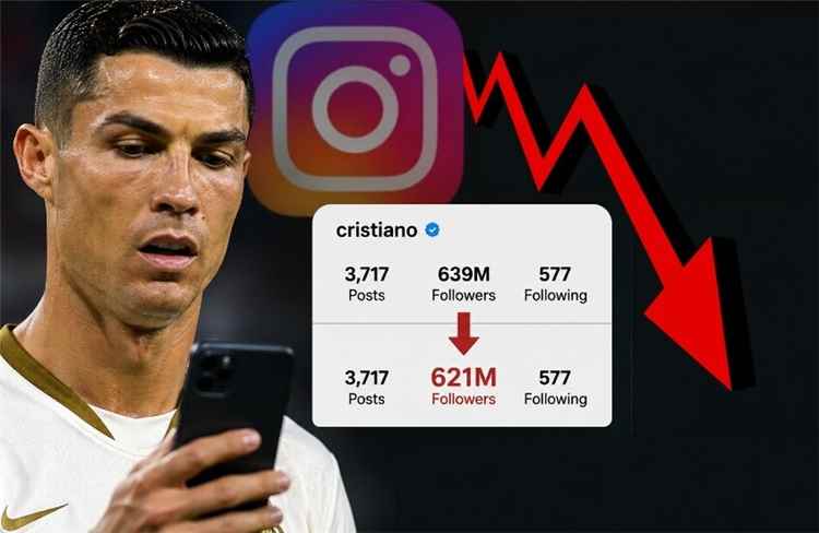 لهذا السبب خسر كريستيانو رونالدو 18 مليون متابع