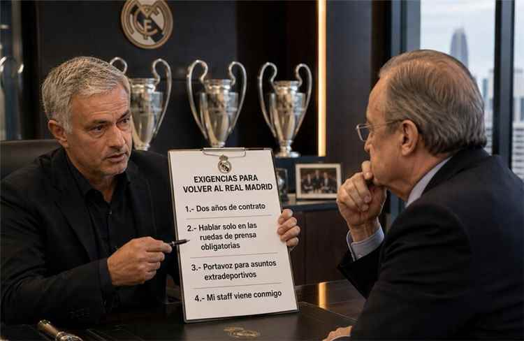 مورينيو يضع سلسلة شروط صارمة للعودة إلى ريال مدريد