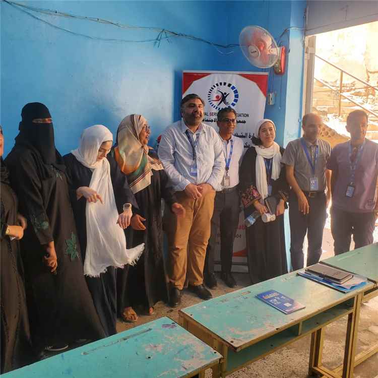 جمعية الخدمات الاجتماعية تستقبل وفد المنظمة الدولية للهجرة لبحث تعزيز الخدمات المجتمعية والصحية