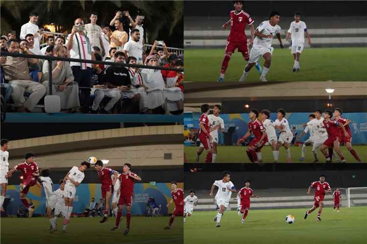 منتخبنا الوطني يحقق فوزا مثيرا على شقيقه الإماراتي في نهائيات كأس آسيا للناشئين