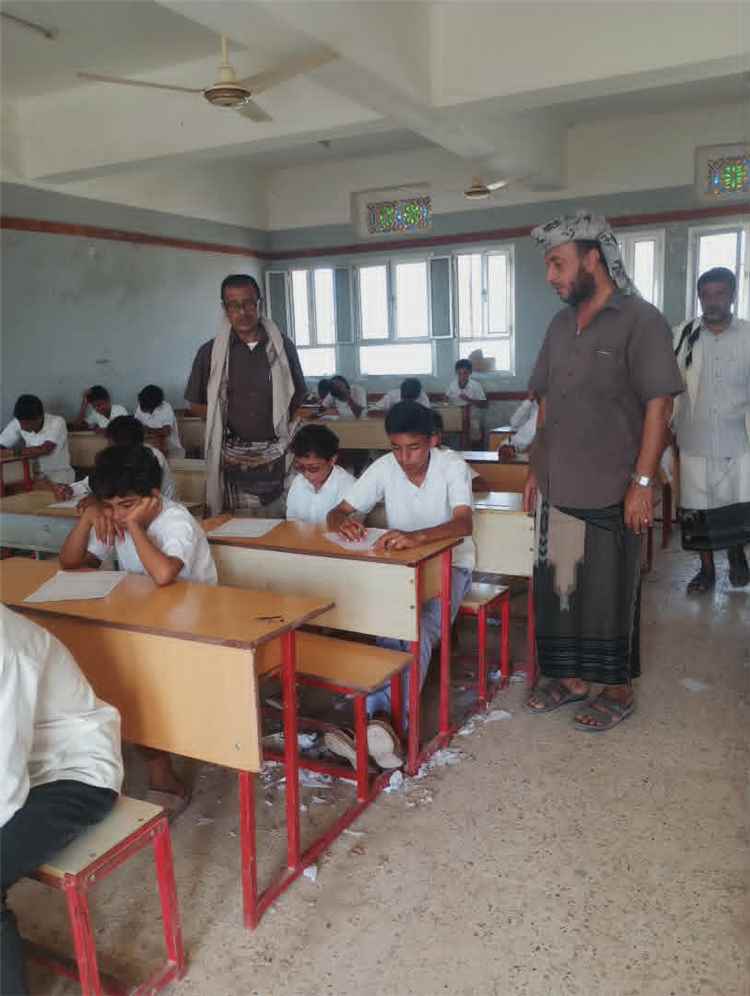 مكتب تربية رضوم يكثف نزوله الميداني لمتابعة الاختبارات ويزور مدرسة رضوم بنين