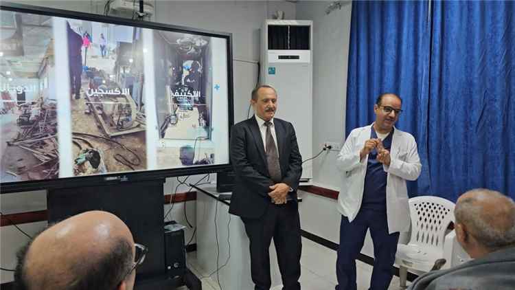 تدشين المخيم الطبي المجاني لجراحات وقسطرة قلب الأطفال في تعز