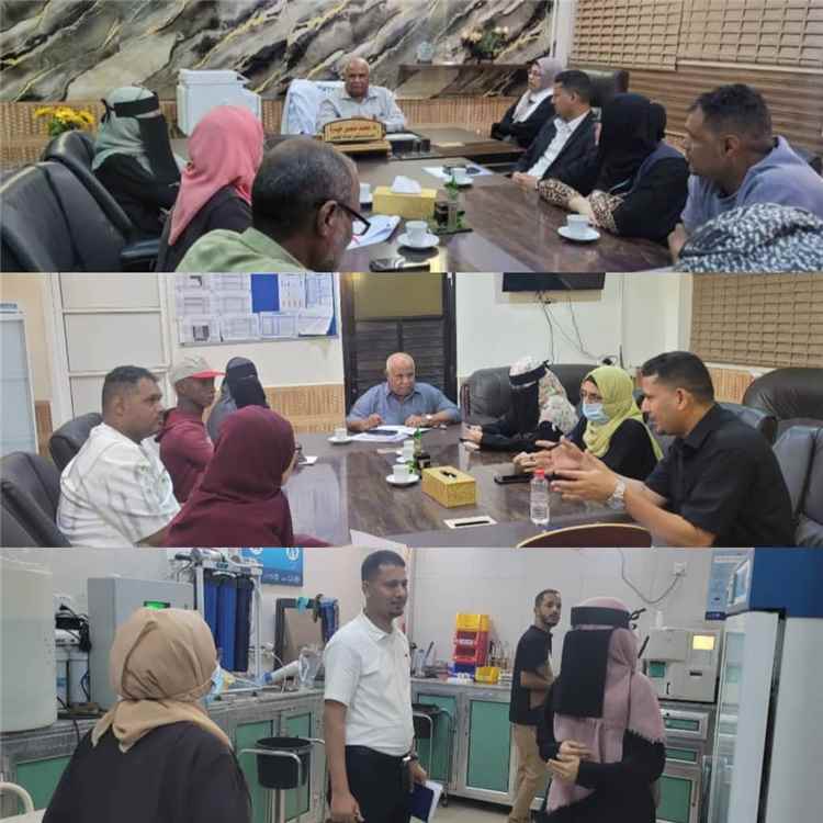 إدارة الجودة بوزارة الصحة تنفذ نزولاً ميدانياً لمستشفى الصداقة التعليمي في عدن