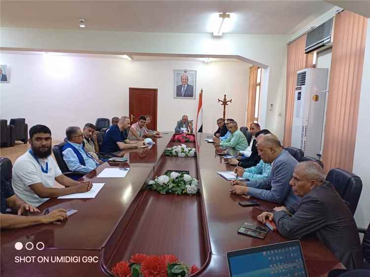 وكيل أول محافظة تعز يبحث تعزيز الشراكة مع الاصدقاء الألمان