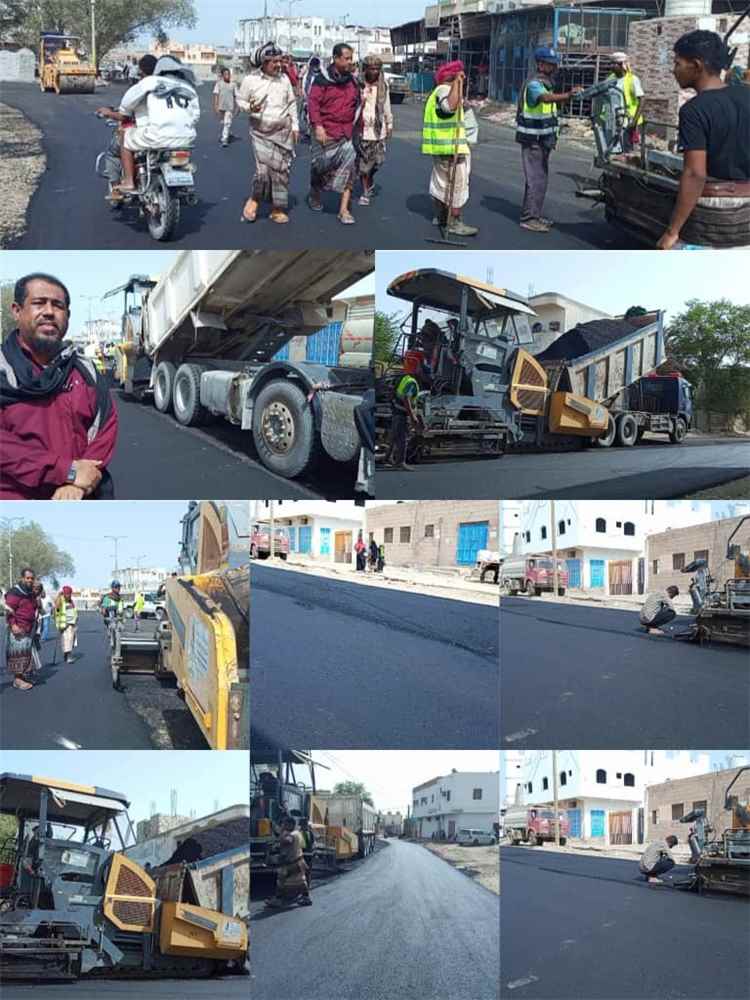 اليوسفي يدشن سلفتة طريق جعار الحصن باتيس ويشرف على تنظيم مرور القاطرات وتامين عبورها