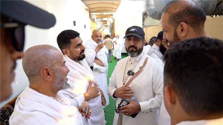 وكيل وزارة الاوقاف المساعد يتفقد اوضاع الحجاج .
