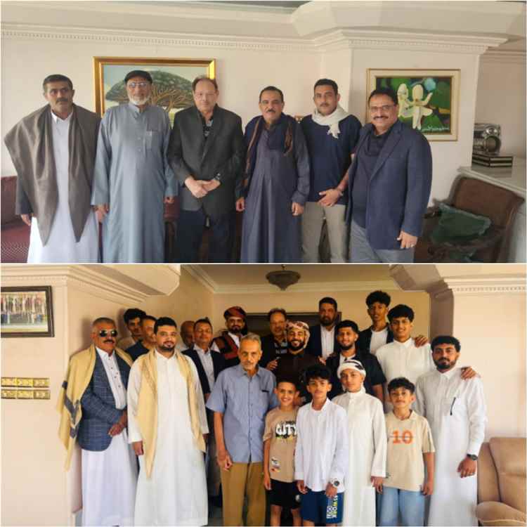 الرئيس علي ناصر محمد يستقبل المهنئين بمناسبة حلول عيد الأضحى المبارك