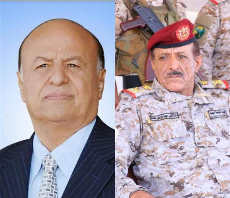نائب رئيس هيئة الأركان العامة اللواء أحمد البصر ينعي الرئيس عبدربه منصور هادي ويصفه بالمناضل التاريخي الحكيم