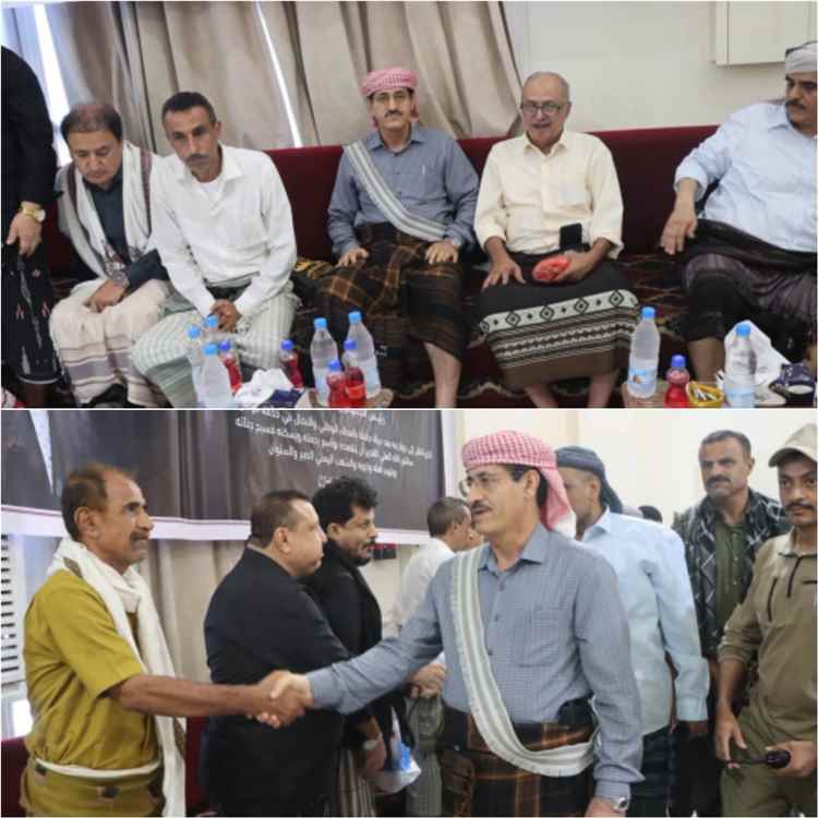 وزير الدفاع يؤدي واجب العزاء بوفاة الرئيس السابق عبدربه منصور هادي