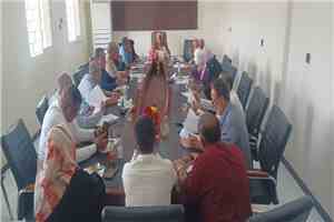 مجلس جامعة لحج يناقش عدد من القضايا الاكاديمية والطلابية والإدارية