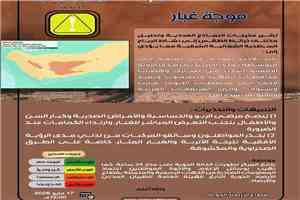 الأرصاد الجوية تحذر من موجة غبار تضرب عدداً من المحافظات اليمنية