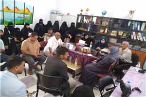 معاوية يزور الطاقم التربوي بمدرسة العبادي إثر حادثة الاعتداء