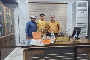مؤسسة طموح تكرّم الحارس المتألق عبدالغني عزالدين تقديرًا لإنجازاته اللافتة