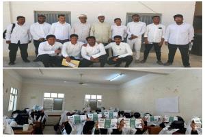 "1050 طالباً مستفيداً… كلية المجتمع سيئون تقود حملة ميدانية نوعية لمواجهة الحصبة"