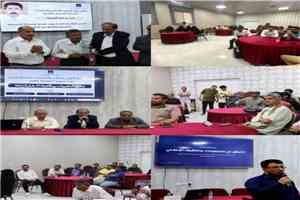 مركز الإعلام والدراسات بشبوة يفتتح دورة تدريبية حول تدقيق المعلومات ومكافحة الأخبار الزائفة ويكرّم أحد رواد الصحافة في يومها الأول