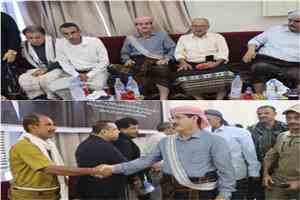 وزير الدفاع يؤدي واجب العزاء بوفاة الرئيس السابق عبدربه منصور هادي