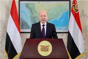 الرئيس  يؤكد في خطاب عيد الأضحى: معركة استعادة الدولة ستظل القضية المركزية لليمنيين