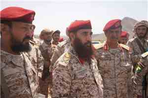 اللواء حمدي شكري يزور جبهة الحلحل في لودر ويشيد بجاهزية أبطال اللواء الثالث درع الوطن