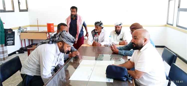 الجعوني يتفقد سير العملية التعليمية في ثانوية خالد بن الوليد بيافع رصُد