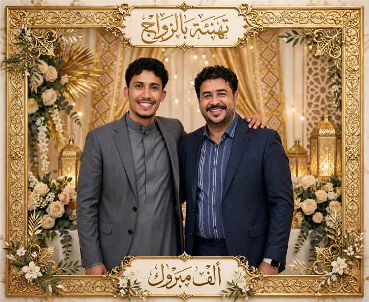تهانينا عقد القران المبارك - آل عيسى - مكيراس
