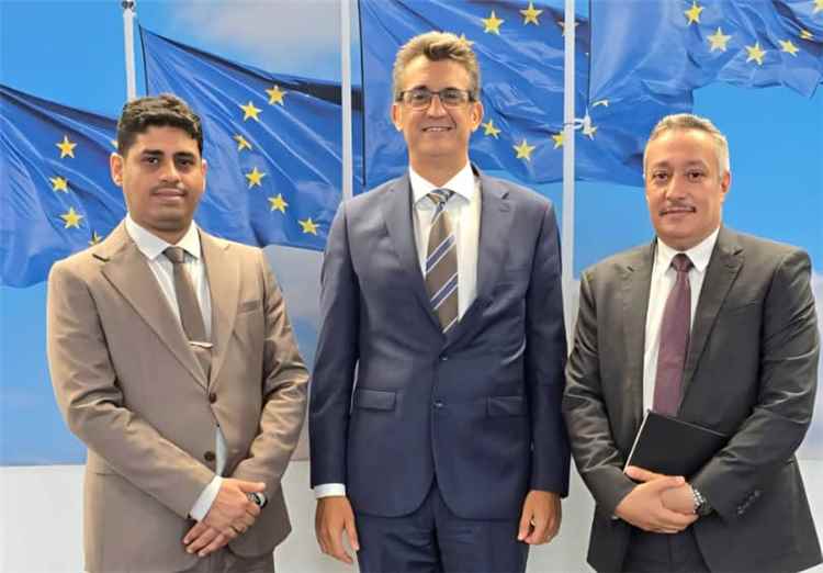 الوزير عمر يُطلع بعثة الاتحاد الأوروبي في جنيف على مستجدات أوضاع حقوق الإنسان في اليمن