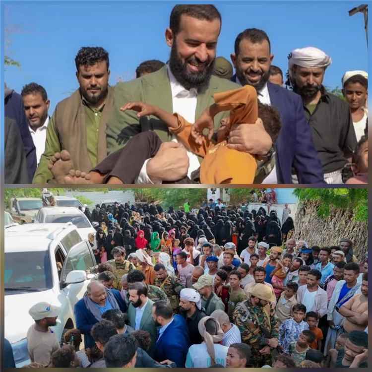 في زيارة ميدانية لمخيم القرنعة .. محافظ أبين يوجه بتلبية احتياجات النازحين ويناشد المانحين