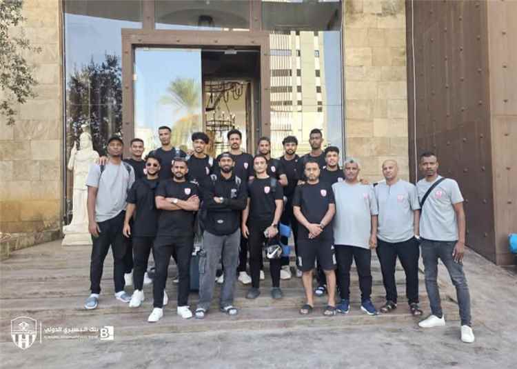 بعثة شعب حضرموت تصل العاصمة اللبنانية بيروت للمشاركة في البطولة العربية لكرة السلة