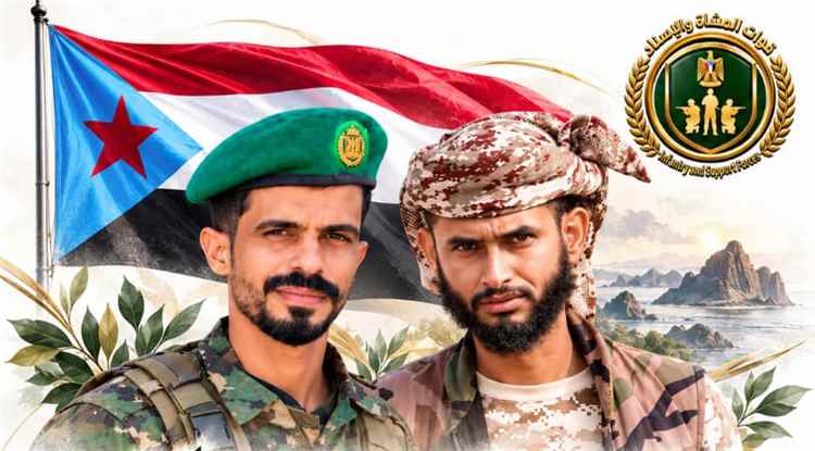 قائد اللواء السادس دعم وإسناد ينعي استشهاد القائد معاذ علي صالح ورفاقه في معركة تحرير باب المندب وميون