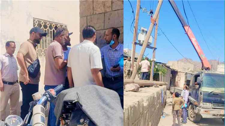 بتوجيهات محافظ الضالع.. ربط مركز الطوارئ التوليدية بخط الكهرباء الساخن