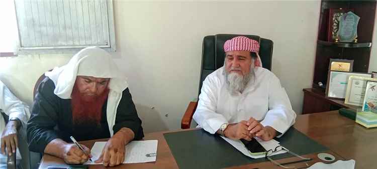أوقاف أبين تعقد لقاء موسع بأئمة وخطباء المساجد في زنجبار لتعزيز وحدة الصف وتوحيد الخطاب الديني والتوعية من خطر الحوثي