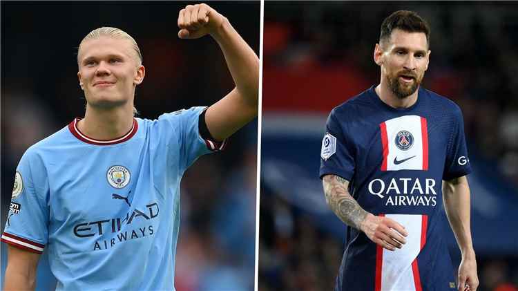 هالاند يحطم الرقم القياسي للأسطورة ميسي في دوري أبطال أوروبا