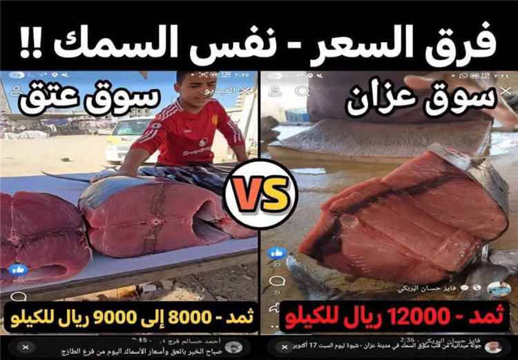 أبناء ميفعة يطلقون حملة لمقاطعة بائعي الأسماك احتجاجًا على ارتفاع الأسعار