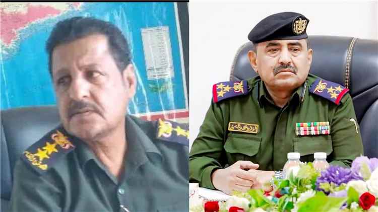 العميد النسي يعزي العقيد "محمد عتش الدغاري" وأسر الشهداء في الجريمة الإرهابية الحوثية