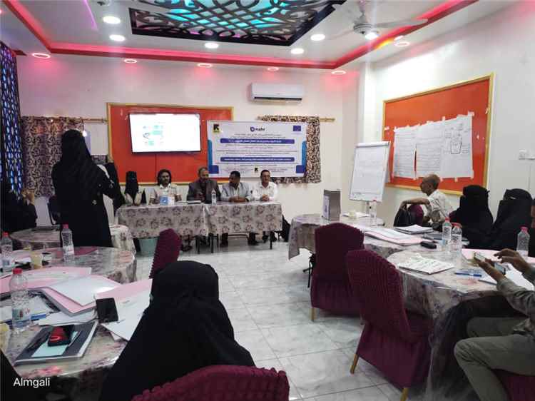 اختتام دورة تدريبية للعمال الصحيين في مجال صحة وتغذية الأمهات والرضع بأبين بتمويل الاتحاد الأوربي وبا الشراكة مع منظمة الإنقاذ الدولية