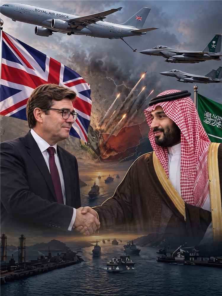 بريطانيا تتدخل لدعم الرياض: تمديد مهام الطيران الحربي وأنظمة دفاعية لردع الهجمات الحوثية
