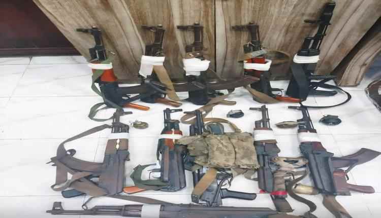 لمواجهة ظاهرة الرصاص الراجع.. احتجاز 11 شخصاً ومصادرة أسلحتهم في مديريات عدن