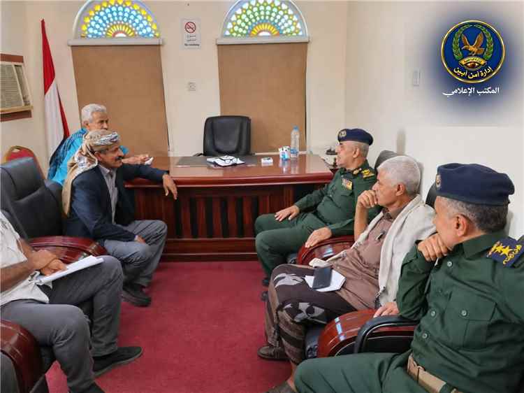 لجنة من وزارة الداخلية تطّلع على الأوضاع الأمنية بمديرية مودية في أبين