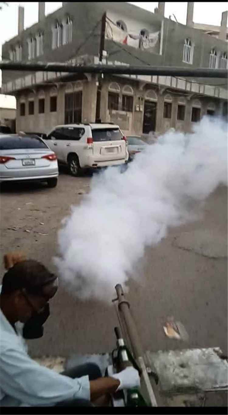 بتوجيهات قيادة السلطة المحلية.. حملة رش ضبابي لمكافحة الحشرات الناقلة للأمراض في شوارع مديرية التواهي