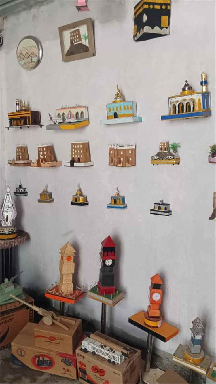 خالد خميس.. موهبة في رسم المجسمات بجعار تستحق الدعم والتشجيع