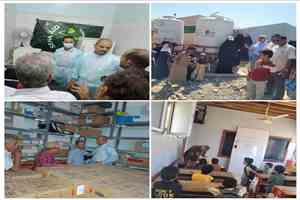 بتوجيهات المحافظ القُبّة.. فرق الترصد الوبائي بصحة الضالع تنفذ نزولاً ميدانياً لمخيمات النازحين للتقصي ومكافحة الكوليرا