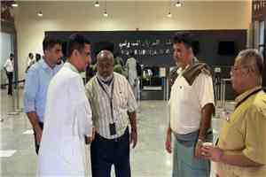 مدير عام أمن الطيران بالهيئة يتفقد سير العمل بمطار الريان الدولي