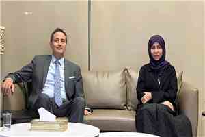 الزوبة تحمل رسالة من العليمي إلى ملك الأردن وتلتقي مسؤولين أردنيين