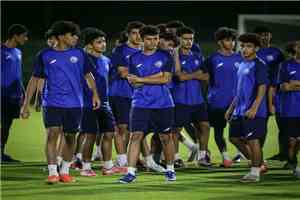 منتخب الناشئين يواصل تحضيراته المكثفة لمواجهة الكويت ببطولة الخليج