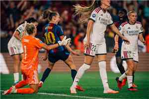 سيدات برشلونة يحسمن كلاسيكو الدوري الاسباني باكتساح ريال مدريد