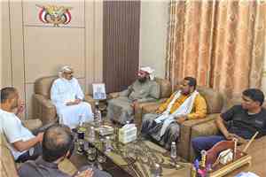 التميمي يلتقي قيادة اتحاد الملتقيات الشبابية التطوعية بحضرموت ويبارك مبادرة "وعي" لكشف زيف المليشيات الحوثية