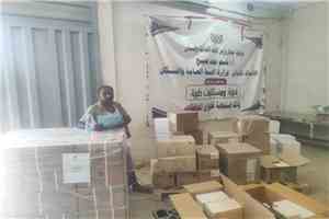 الإمداد الدوائي يرفد صحة شبوة وعبود العسكري بالأدوية والمستلزمات الطبية واحتياجات الطوارئ