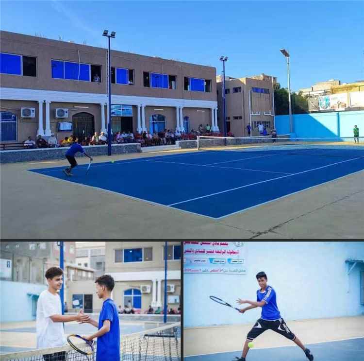 بطولة نادي التنس العدني تصل إلى الأدوار النهائية