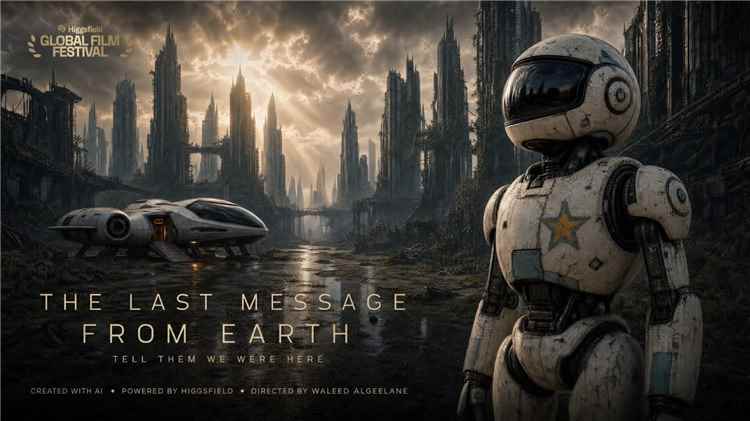 الرسالة الأخيرة من الأرض
THE LAST MESSAGE FROM EARTH فيلم يمني للمخرج وليد الجيلاني ينافس في مسابقة Higgsfield العالمية لأفلام الذكاء الاصطناعي