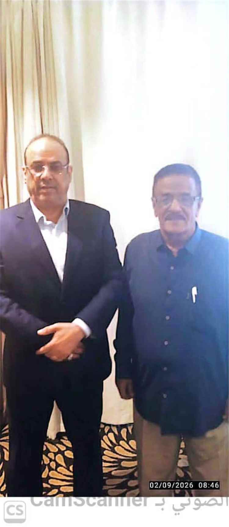 نائب رئيس التحالف الوطني الجنوبي يلتقي الوزير أحمد الميسري في القاهرة لبحث إنجاح الحوار الجنوبي